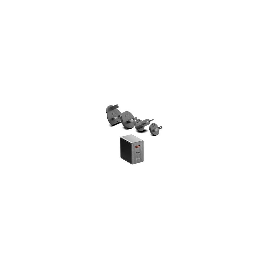 „Spacetronik SR105 4-in-1 GaN 65W“ USB ceļojumu adapters