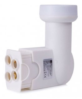 Opticum Robust Quattro Low Noise Block downconverter (LNB) 10.7 - 12.75 GHz White