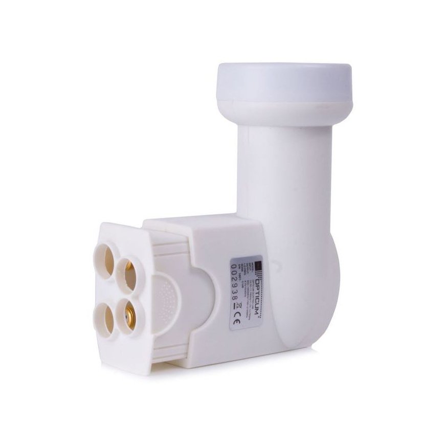 Opticum Robust Quattro спутниковый конвертер 10,7 - 12,75 GHz Белый