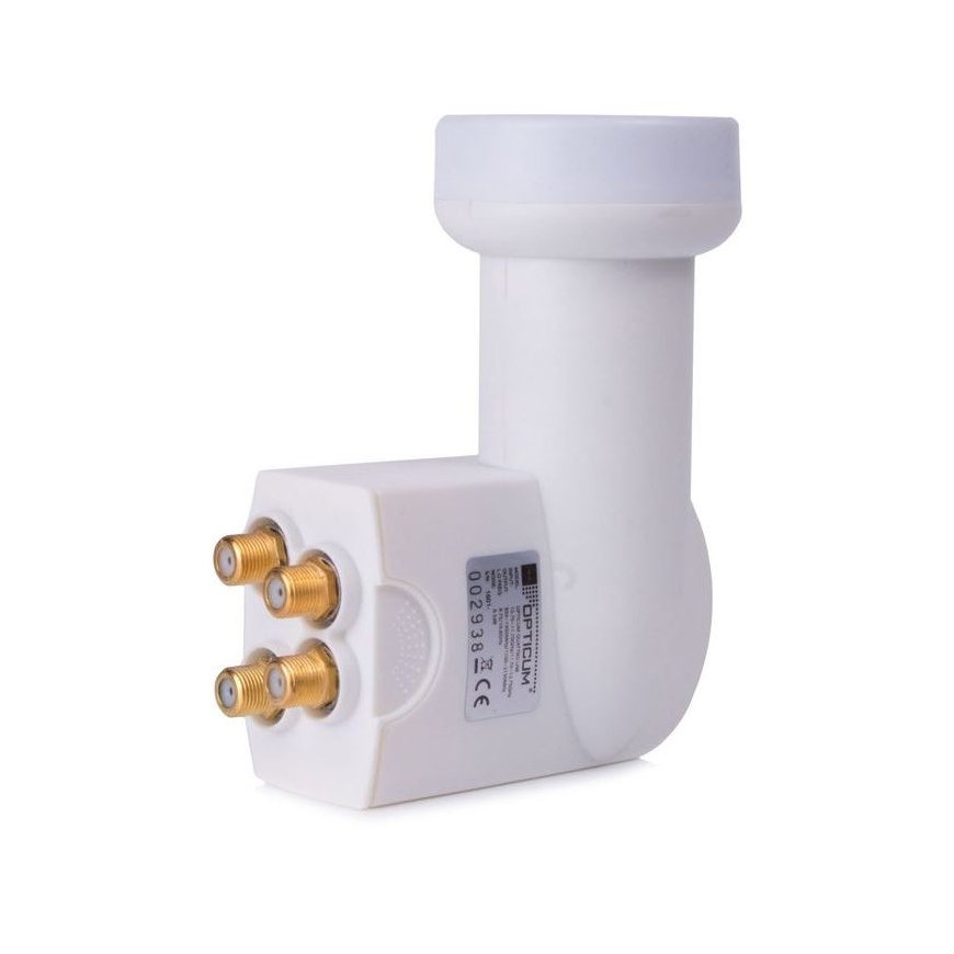 Opticum Robust Quattro palydovinis keitiklis (LNB) 10,7 - 12,75 GHz Balta – 2