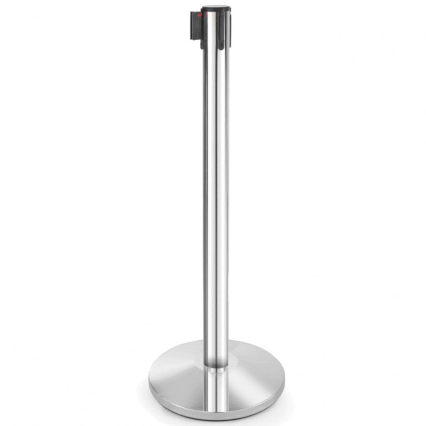 Protective post with retractable tape, length 2.7 m without base, height 93 cm - Hendi 810422