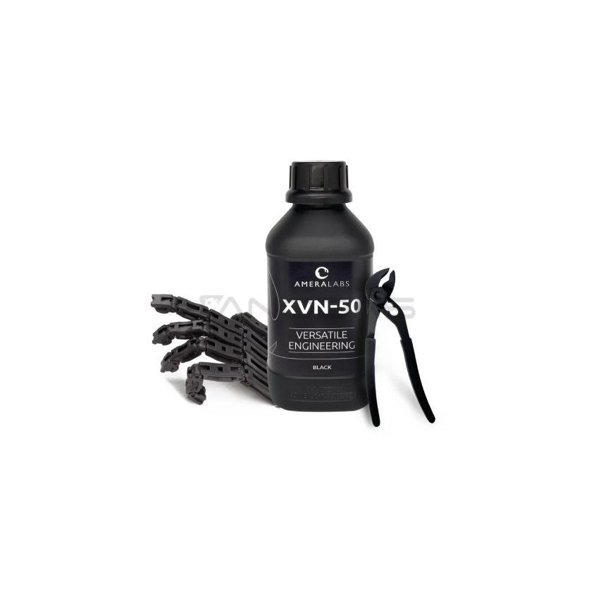 Derva 3D spausdinimui XVN-50 (inžinerinė) 1L juoda AMERALABS