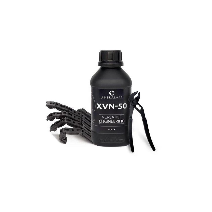 Derva 3D drukāšanai XVN-50 (inženierijas) 1L melna AMERALABS – 2