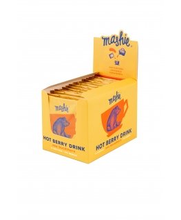 Nordic Berry Ogļu biezenis, MASHIE Original, dzērvenes, 15x40ml