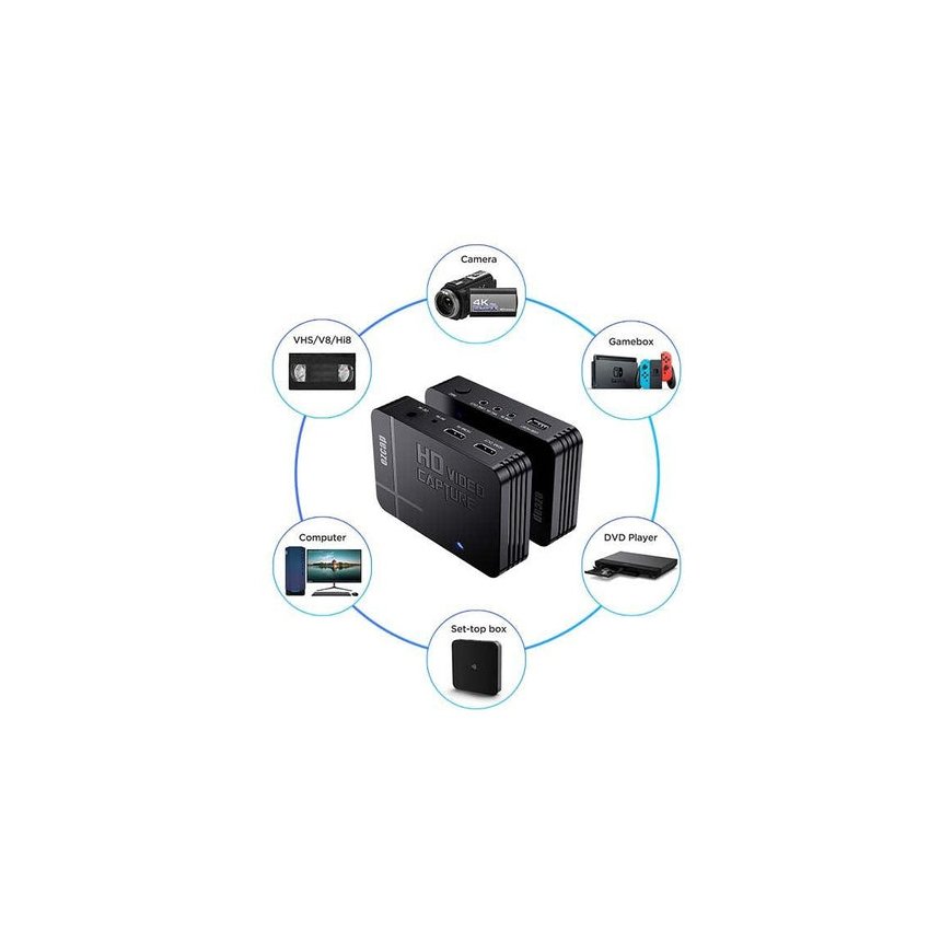 ezcap EZCAP288 цифровой видеомагнитофон Черный – 4