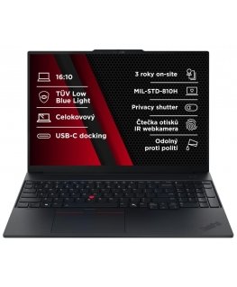LENOVO NTB ThinkPad E16 AMD G3 – Ryzen7 250, 16" WUXGA, 32GB, 1TB SSD, FHD+IR kamera, W11H