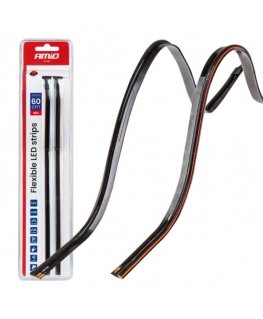 Red Side LED Strips for Car 2x30cm 12v amio-04576
