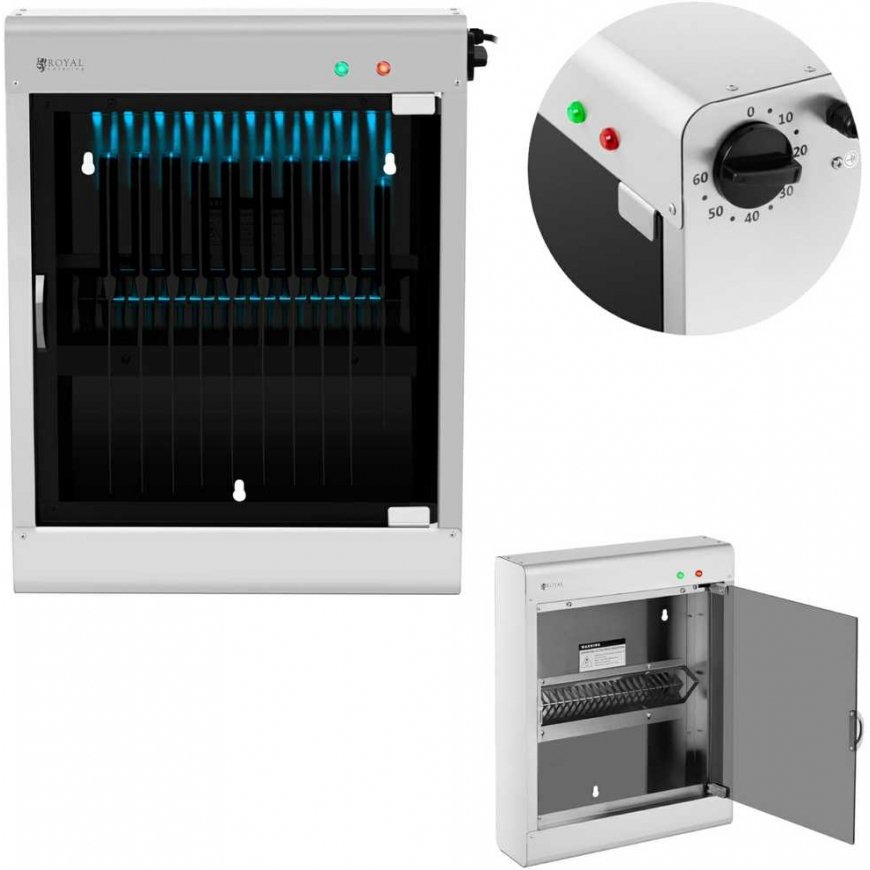 Royal Catering Maitinimo UV sterilizatorius peilių dezinfekcijai 20 peilių – 2