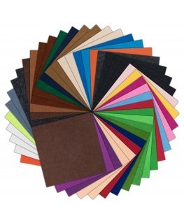 LOKLiK Felt Sheet Set 1.0 mm – Mixed Colors – 42 pcs per pack