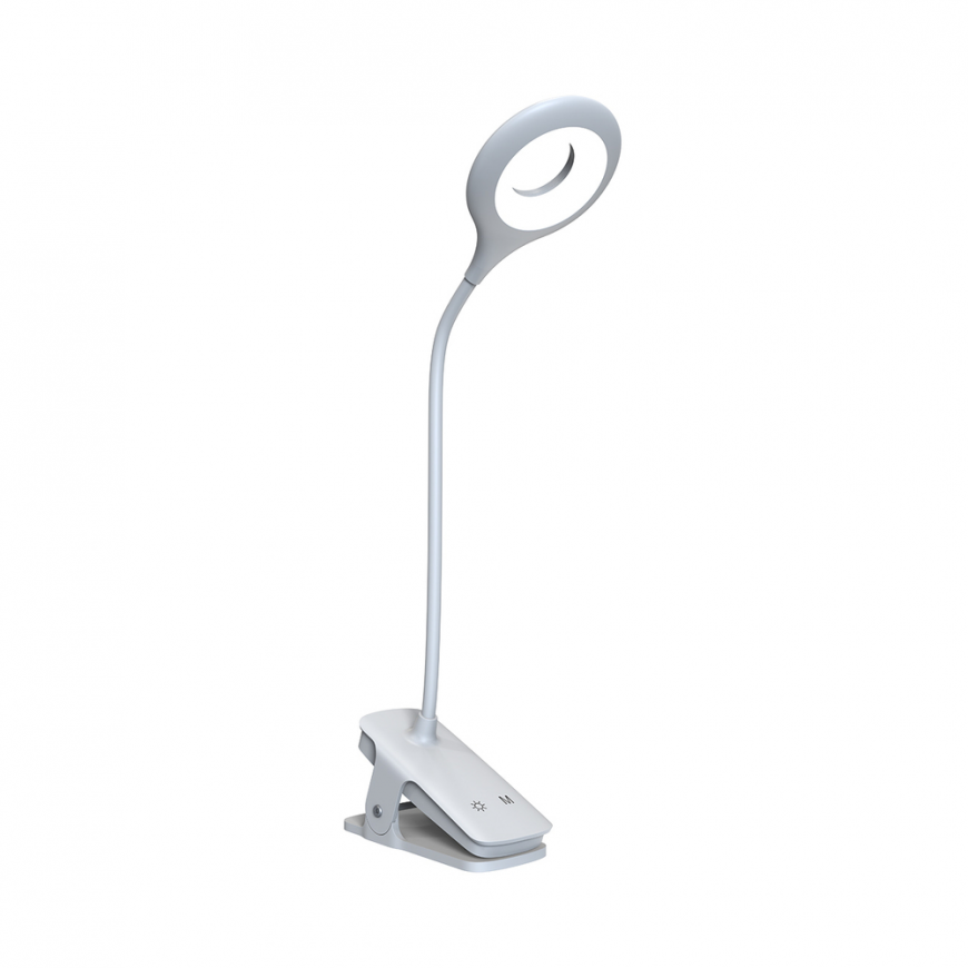 Mini Wozinsky Wireless LED Reading Lamp with Clip + USB-C Cable