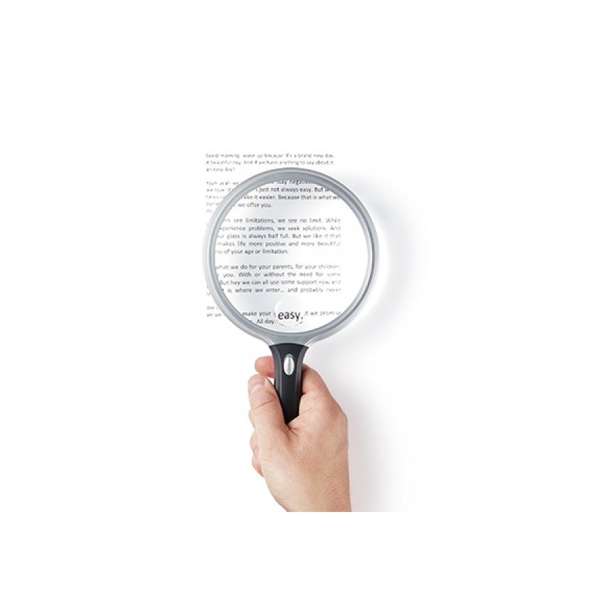 Vitility 80410020 magnifier Black, Stainless steel