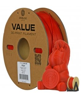 3D Prima 12804 3D-tulostusmateriaali Polymaitohappo (PLA) Punainen 1 kg