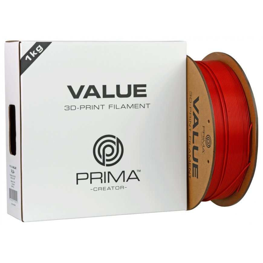 3D Prima 12804 3D printēšanas materiāls Polipienskābe (PLA) Sarkans 1 kg – 2