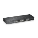 Zyxel GS1920-24V2 Управляемый Gigabit Ethernet (10/100/1000) Черный
