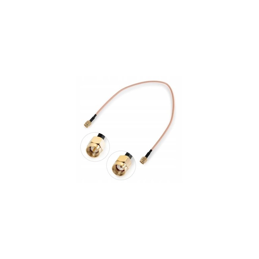 Spacetronik Antenna Cable, N Connector, SMA Connector LMR240, 5 m