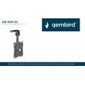 Gembird CM-43ST-01 pilnās kustības TV griestu stiprinājums, 19" - 43", melns