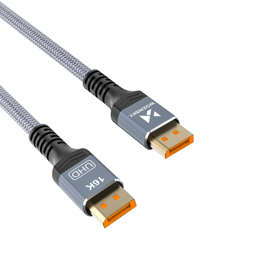 Wozinsky WPS-16AYL3S DisplayPort 2.1 Cable VESA Certified 80 Gb| – 5