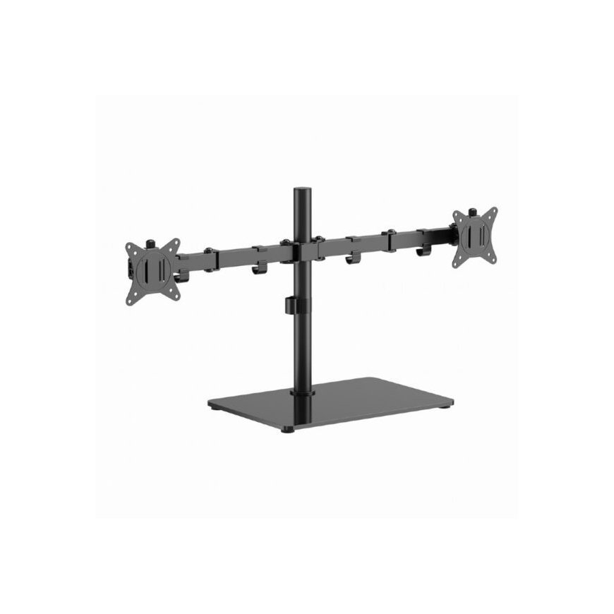 Gembird MS-D2ST-01 divu monitoru galda statīvs