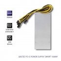 Qoltec 50177 toiteallika komponent 1600 W Hõbe Qoltec 50177 toiteallika komponent 1600 W Hõbe