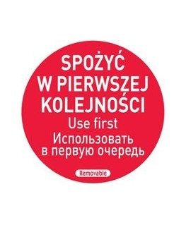 Maisto saugos lipdukai, 500 vnt., Hendi 850152
