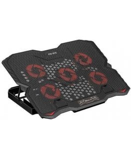 XTRIKE ME Laptop Cooling Pad with Built-in Phone Holder FN-813 Black