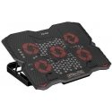 XTRIKE ME Laptop Cooling Pad with Built-in Phone Holder FN-813 Black XTRIKE ME Laptop Cooling Pad with Built-in Phone Holder FN-813 Black