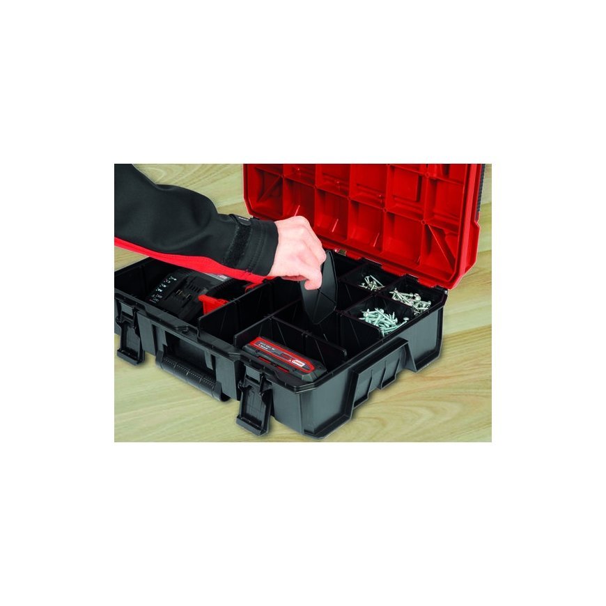 Einhell E-Case S-F Must, Punane Polüpropüleen (PP) – 4