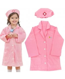 Viga Toys VIGA Mazgāšanās tērps un mazās medmāsas cepure