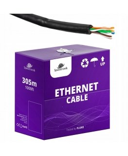 Spacetronik Скрутка CAT5e U/UTP AWG24 CU POE PVC+PE Fca 305м