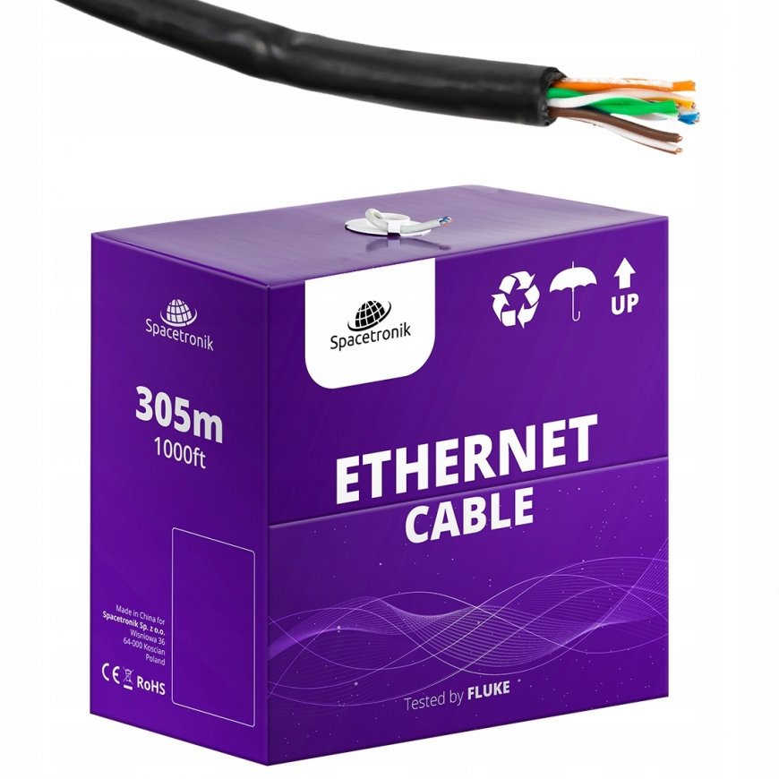 Spacetronik Kārts CAT5e U/UTP AWG24 CU