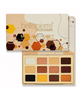 Bellapierre, Milk & Honey, Eyeshadow Palette, 12 Shades, 25 g