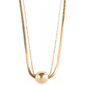 Marc Malone Original Gold Plated Necklace Hailey Gold Necklace MCN23016G Marc Malone Original Gold Plated Necklace Hailey Gold Necklace MCN23016G