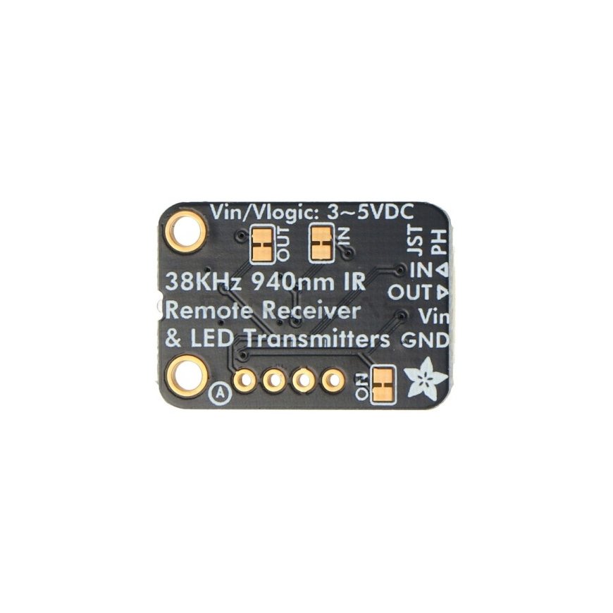 Infrared Transmitter and Receiver Module – 940nm + 38kHz – STEMMA JST PH 2mm – Adafruit 5990 – 2