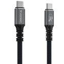Wozinsky WPS-UY41S USB-C Thunderbolt 4 Cable 240W 1m 4K - Black Wozinsky WPS-UY41S USB-C Thunderbolt 4 Cable 240W 1m 4K - Black