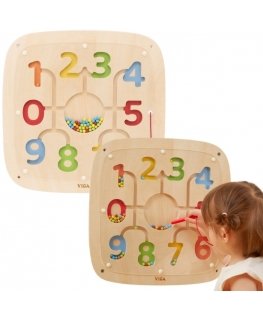 Viga Toys VIGA Wooden Sensory Manipulative Board Counting Learning Sorter