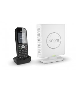 Snom M430 Digitaalse juhtmeta tehnoloogia (DECT) telefon Helistaja ID Must, Valge