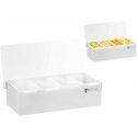 Royal Catering Polypropylene Bartender Containers for Beverage Accessories, 4 pcs. + Case Royal Catering Polypropylene Bartender Containers for Beverage Accessories, 4 pcs. + Case