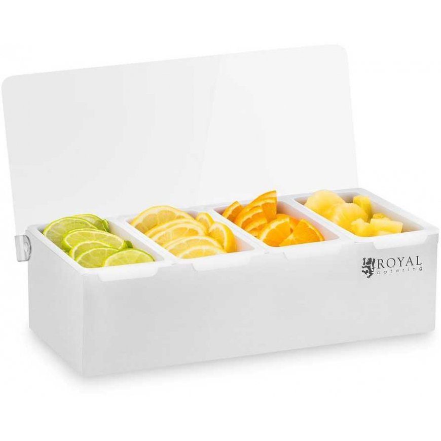 Royal Catering Polypropylene Bartender Containers for Beverage Accessories, 4 pcs. + Case – 2