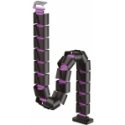 Spacetronik Cable Organizer SPK-130BP Black Spacetronik Cable Organizer SPK-130BP Black