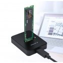 Gembird DD-U3M2 HDD/SSD dokkimisjaam USB 3.2 Gen 1 (3.1 Gen 1) Type-C Must Gembird DD-U3M2 HDD/SSD dokkimisjaam USB 3.2 Gen 1 (3.1 Gen 1) Type-C Must