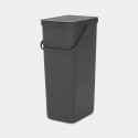 Brabantia SORT & GO RECYCLE BIN 40 L Stačiakampio formos Pilka