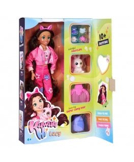 Viga Toys VIGA Koka Stends ar Kūkas Piederumiem