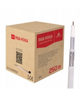 RG6 Spacetronik HOKA 102 CU Dualshield kabelis 250m