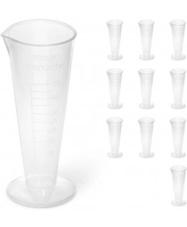 Steinberg Systems Muovinen laboratoriolasi, jossa on 50 ml merkintä - 10 kpl.