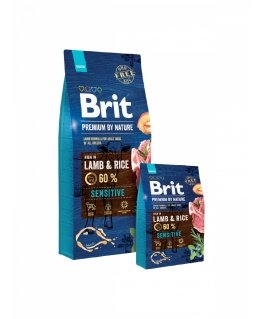 Brit Premium by Nature Sensitive Lamb 3 kg Täiskasvanu Lammas, Riis