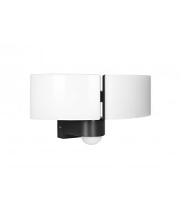 Orno TOS DUO LED 2x20W kahekordne aiavalgusti PIR-iga, 2x1600lm, IP65, 4000K, PC, must