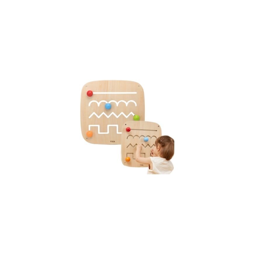 Viga Toys VIGA PolarB Wooden Educational Pyramid - Bird – 2