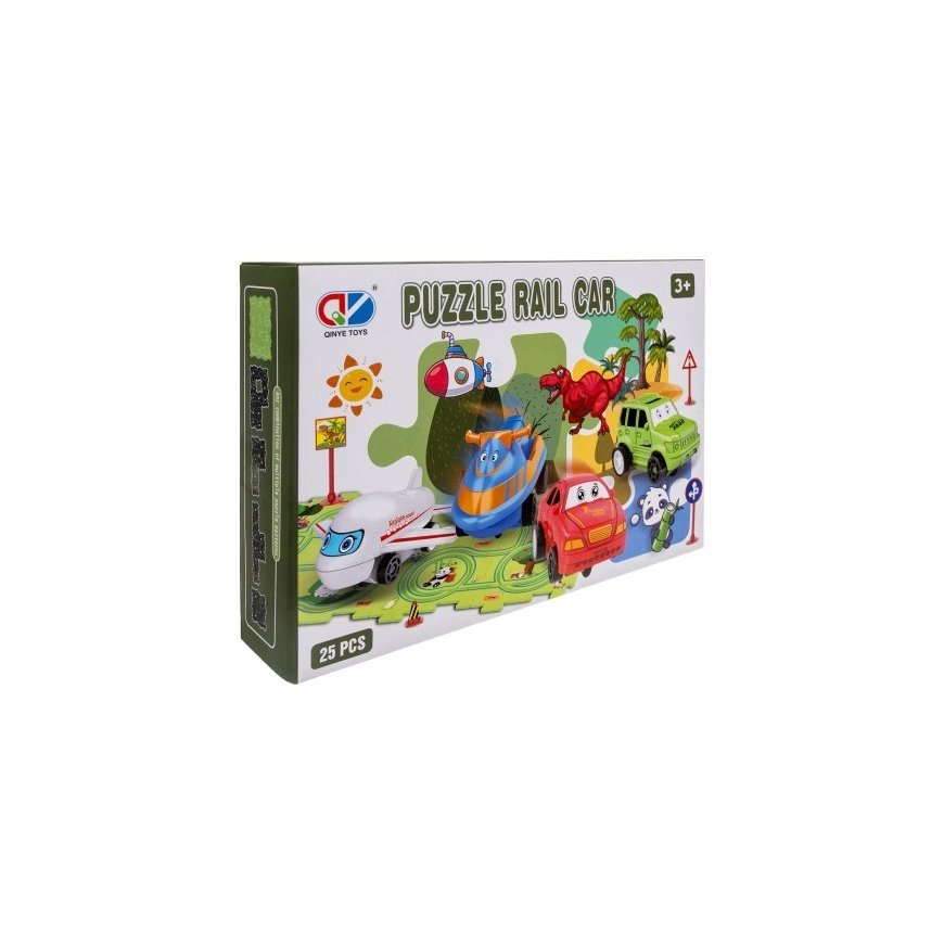 Educational puzzle for children KRUZZEL with vehicles – 2