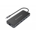 Conceptronic DONN15G kannettavien tietokoneiden telakka ja porttitoistin Langallinen USB 3.2 Gen 1 (