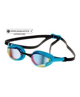 FINA Competition AQUAFEEL Leader Mirrored 41011 51 Blue Goggles